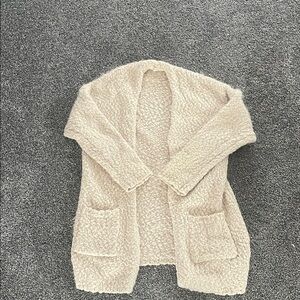 Elegant Cream Women's Cardigan